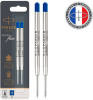 Стержень шариковый Parker QuinkFlow Z08 (CW1950373) M 1мм синие чернила блистер (2шт)