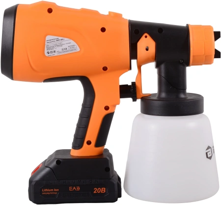 Краскопульт Вихрь АКП-20Li бак:1000мл 800мл/мин