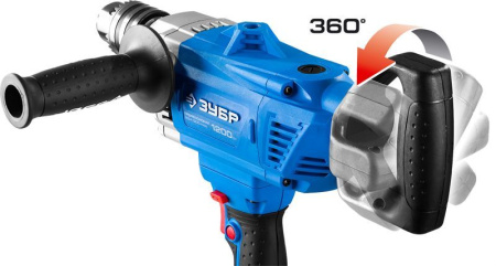 Дрель-миксер Зубр ЗДМ-1200 РММ2 1200Вт патрон:кулачковый реверс