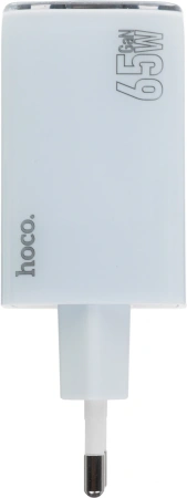 Сетевое зар./устр. Hoco N49 Glorious 65W 3A (PD+QC+AFC) USB/2xUSB Type-C универсальное синий (35479)