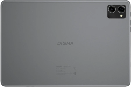Планшет Digma Optima 1415D 4G T606 8C/4Gb/64Gb 10.1" IPS 1920x1200/3G/4G/And13/темно-серый/BT/GPS/8M