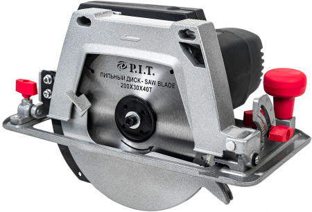 Циркулярная пила (дисковая) P.I.T. PKS200-C 2000Вт (ручная) D диска.:200мм