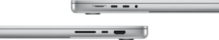 Ноутбук Apple MacBook Pro A3403 M4 Pro 14 core 48Gb SSD512Gb/20 core GPU 16.2" Liquid Retina XDR (3456x2234) Mac OS silver WiFi BT Cam (MX2U3HN/A)
