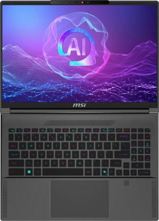 Ноутбук MSI Creator A16 AI+ A3HVGG-268RU Ryzen AI 9 365 32Gb SSD2Tb NVIDIA GeForce RTX4070 8Gb 16" IPS QHD+ (2560x1600) Windows 11 Home grey WiFi BT Cam (9S7-15FK14-268)