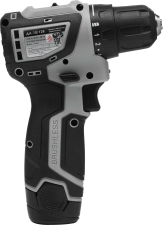 Дрель-шуруповерт Интерскол ДА-10/12В аккум. патрон:быстрозажимной (кейс в комплекте) (687.2.2.70)