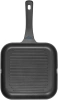 Сковорода-гриль Rondell Weiser RDA-1554 квадратная 28см покрытие: Xylan Plus ручка несъемная (без крышки) черный