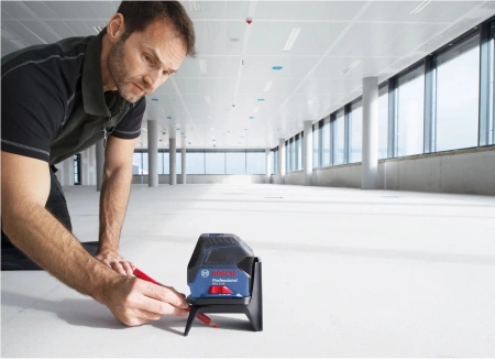 Нивелир лазерн. Bosch GCL 2-15 + RM1 + BM3 clip 2кл.лаз. 650нм цв.луч. красный (0601066E02)