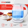 Чайник электрический Starwind SKG4215 1.7л. 2200Вт белый (корпус: стекло)
