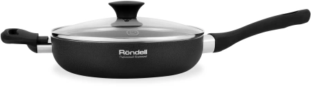 Сотейник Rondell Infinity RDA-574 d=24см (с крышкой) черный