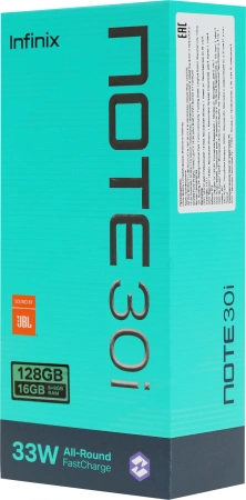 Смартфон Infinix X6716 Note 30i 128Gb 8Gb золотой моноблок 3G 4G 2Sim 6.66" 1080x2400 Android 13 64Mpix 802.11 a/b/g/n/ac NFC GPS GSM900/1800 GSM1900 TouchSc FM microSD max1024Gb