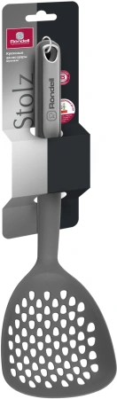 Шумовка для первых/вторых блюд Rondell Stolz RD-1778 серый упак.:картонная подложка