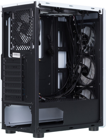 Корпус Formula CL-3303W RGB белый без БП ATX 6x120mm 2xUSB2.0 1xUSB3.0 audio bott PSU