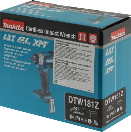 Гайковерт Makita DTW181Z аккум. патрон:квад.1/2"