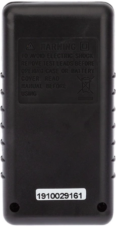 Мультиметр PROconnect М-182 DT-182 цифровой черный (13-3014)