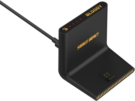 Мышь A4Tech Bloody R72 Ultra Duo черный/рисунок оптическая 20000dpi беспров. USB/USB-C 6but (R72 ULTRA DUO RENEGADEMIDNIGHT)