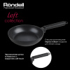 Сковорода Rondell Loft RDA-1145 круглая 28см покрытие: TriTitan ручка несъемная (без крышки) черный
