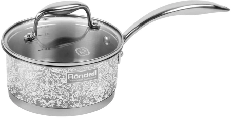 Ковш Rondell Ajour RDS-1052 1.5л. d=16см (с крышкой) стальной