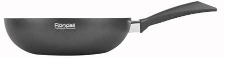 Сковорода ВОК (WOK) Rondell Strike круглая ручка несъемная (без крышки) серый (1398-RD-01)