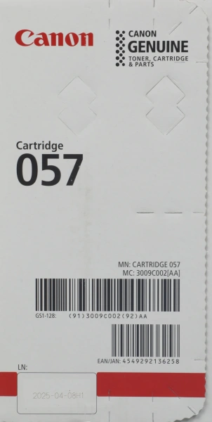 Картридж лазерный Canon 057 3009C002 черный (3100стр.) для Canon LBP228x/LBP226dw/LBP223dw/MF449x/MF446x/MF445dw/MF443dw/MF453dw
