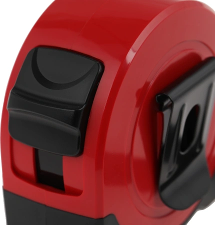 Рулетка строительная RGK R10 дл.полотна 10м изм.шкала в см зацеп простой красный/черный (755986)