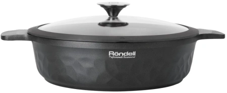 Сотейник Rondell ArtDeco RDA-1255 d=28см (с крышкой) черный