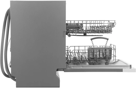 Посудомоечная машина встраив. Hyundai HBD 441 2100Вт узкая серебристый/белый