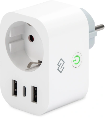 Умная розетка Digma DiPlug 500 EU Wi-Fi белый (TY1910)
