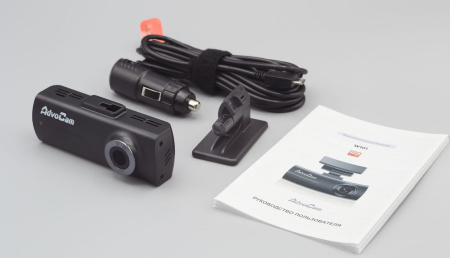 Видеорегистратор AdvoCam W101 черный 2Mpix 1080x1920 1080p 130гр. Hisilicon Hi3516E