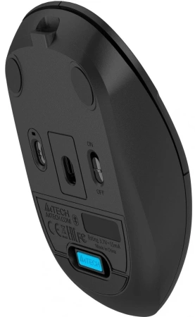 Мышь A4Tech Fstyler FG16CS Air2 черный оптическая (2000dpi) silent беспроводная USB для ноутбука (3b