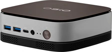 ПК Мини Osio BaseLine B51i-016 i5 1235U (1.3) 16Gb SSD512Gb Iris Xe без ОС GbitEth WiFi BT 59.85W коричневый/серебристый