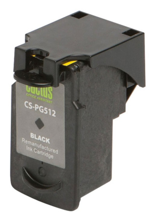 Картридж струйный Cactus CS-PG512 черный (15мл) для Canon Pixma iP2700/MP240/MP250/MP260/MP270/MP272/MP280/MP480/MP490/MP492/MP495/MX320/MX330/MX340/MX350