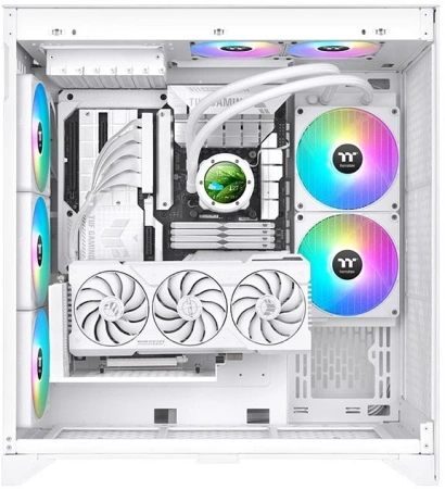 Система водяного охлаждения Thermaltake TH280 V2 Ultra EX Snow ARGB Soc-AM5/AM4/1200/1700/1851 белый 4-pin 30.7dB Al+Cu LCD Ret (CL-W427-PL14SW-A)