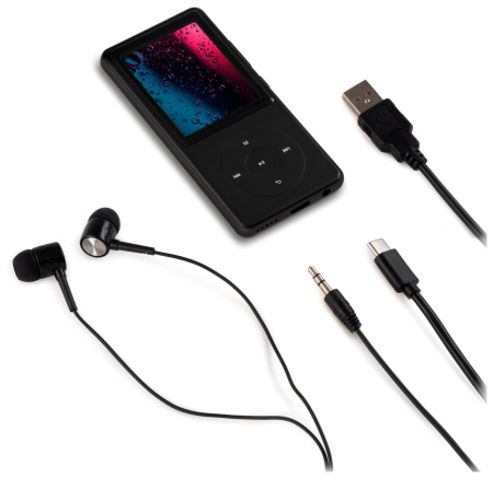 Плеер Hi-Fi Flash Digma M5 BT 32Gb черный/2.4"/FM/microSD/microSDHC/clip