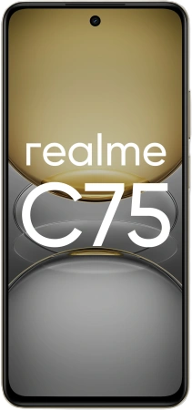 Смартфон Realme RMX3941 C75 128Gb 8Gb золотой моноблок 3G 4G 2Sim 6.72" 1080x2400 Android 14 50Mpix 802.11 a/b/g/n/ac NFC GPS GSM900/1800 GSM1900 TouchSc microSD
