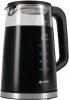 Чайник электрический Vitek VT-8827 1.7л. 2200Вт черный корпус: стекло/металл