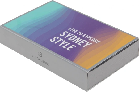 Швейцарская карта Victorinox Swiss Card Classic Sydney Style (0.7100.E222) бирюзовый коробка подароч