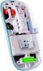 Мышь Defender Ixes MM-999 прозрачный оптическая 2400dpi silent беспров. BT/Radio USB 4but (52999)