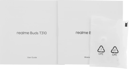 Гарнитура внутриканальные Realme Buds T310 белый беспроводные bluetooth в ушной раковине (6941764436893)