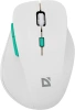 Клавиатура + мышь Defender Cerrato C-978 клав:белый мышь:белый/голубой USB беспроводная Multimedia (45978)