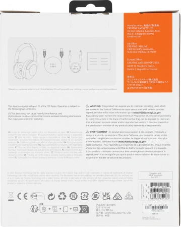 Гарнитура мониторные Creative Zen Hybrid 2 1.2м черный беспроводные bluetooth (51EF1140AA001)