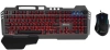 Клавиатура + мышь Оклик 700GMK клав:черный мышь:черный USB Multimedia LED (1533156)