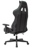 Кресло игровое Zombie Thunder 1 черный/карбон ткань/эко.кожа с подголов. крестов. пластик