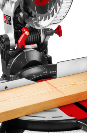 Торцовочная пила Зубр ЗПТ-255-1800 ЛМ2 1600Вт 5000об/мин d=255мм