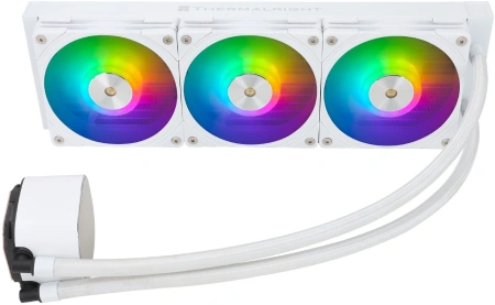 Система водяного охлаждения Thermalright Frozen Horizon 360 ARGB Soc-AM5/AM4/1151/1200/2066/1700 белый 4-pin 28.1dB Al Ret (F-HORIZON-360-WH)