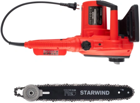 Электрическая цепная пила Starwind SE-1814 1800Вт 1л.с. дл.шины:14" (35cm)