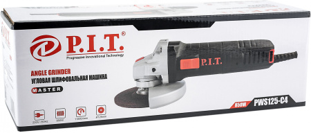 Углошлифовальная машина P.I.T. PWS125-C4 850Вт 11000об/мин рез.шпин.:M14 d=125мм