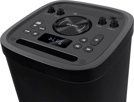 Колонка порт. Sven АС PS-930 черный 150W 1.0 BT/3.5Jack 7200mAh (SV-022402)