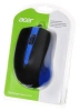 Мышь Acer OMW011 черный/синий оптическая (1200dpi) USB (3but)