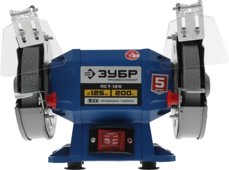 Электроточило Зубр ПСТ-125 200Вт 2950об/мин d=125мм t=20мм