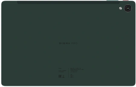 Планшет Digma Pro Pulse T606 (1.6) 8C RAM6Gb ROM128Gb 10.4" In-Cell 2000x1200 4G 2Sim Android 14 темно-зеленый 13Mpix 5Mpix BT WiFi microSD 128Gb 7000mAh